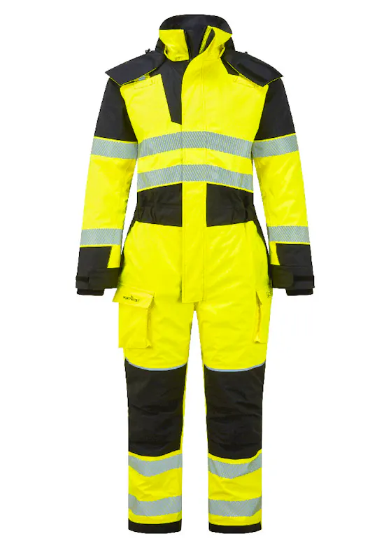 Portwest PW3 Modaflame Regen + Winteroverall FR516 Hi-Vis Multi-Norm Vlamvertragende