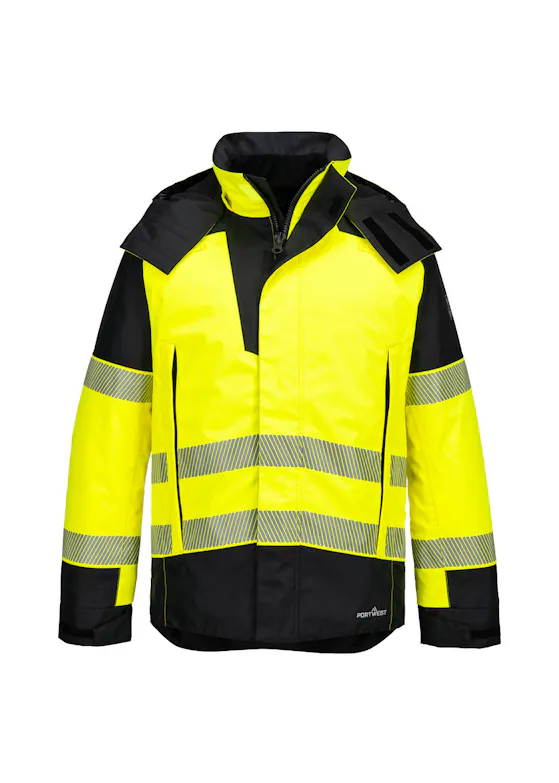 Portwest PW3 Modaflame Winterjas FR606 Hi-Vis Vlamvertragende Waterdicht
