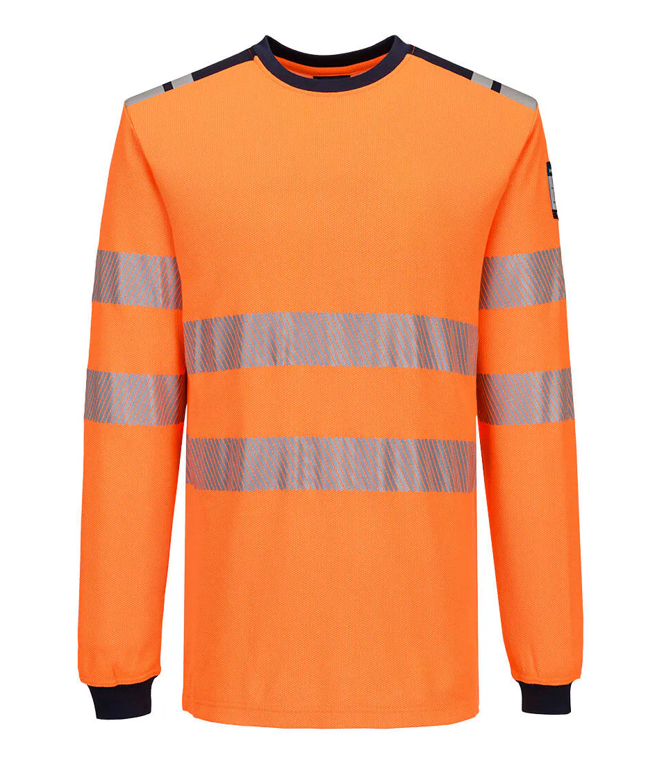 High Vis Oranje/Marineblauw