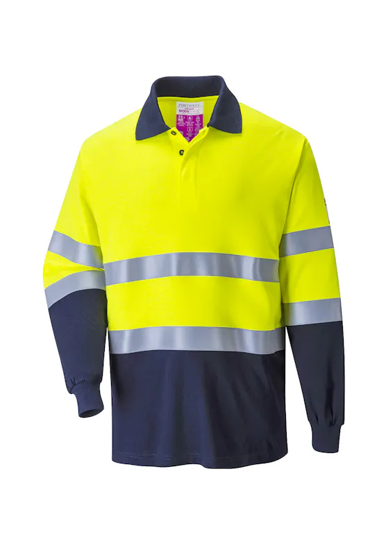 Portwest FR Hi-Vis 2-Tone Poloshirt Shirt