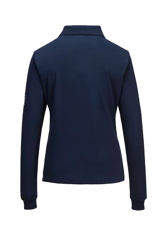 Portwest Modaflame Poloshirt FR758 Vlamvertragend Lange Mouw Dames