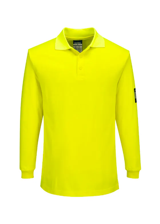 Portwest Modaflame Poloshirt FR805 Vlamvertragend Lange Mouw Antistatisch