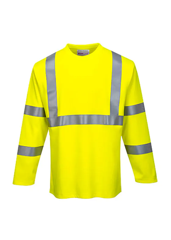 Portwest FR96 T-Shirt, langärmelig, reflektierend, flammenhemmend