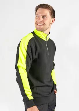 Fristads 111263 Sweatshirt met Korte Rits 7449 Regular Fit