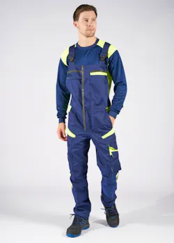 Fristads 129486 Amerikaanse Overall 1555 STFP Stretch Reflecterend Skarup miniatuur