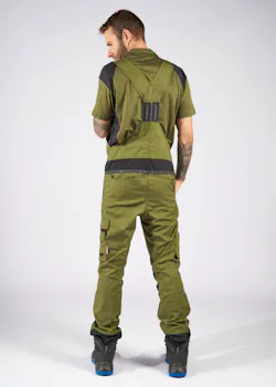 Fristads 129486 Amerikaanse Overall 1555 STFP Stretch Reflecterend Skarup miniatuur