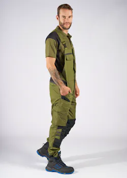 Fristads 129486 Amerikaanse Overall 1555 STFP Stretch Reflecterend Skarup miniatuur