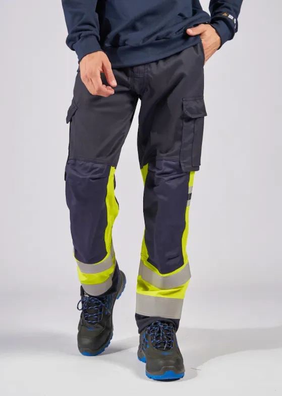 Fristads Flamestat Hi Vis Broek Stretch Klasse 1 2162 Athf