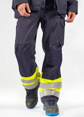 Fristads Flamestat Hi-Vis-Arbeitshose Klasse 1 2074 Aths
