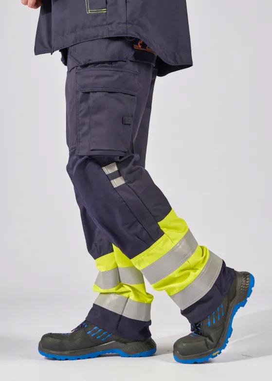 Fristads Flamestat Hi-Vis-Arbeitshose Klasse 1 2074 Aths