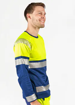 Fristads Hi Vis T-Shirt Lange Mouwen Klasse 2 7457 Thv miniatuur
