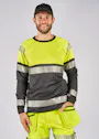 Fristads Hi Vis T-Shirt Met Lange Mouwen Klasse 1 7519 Thv miniatuur