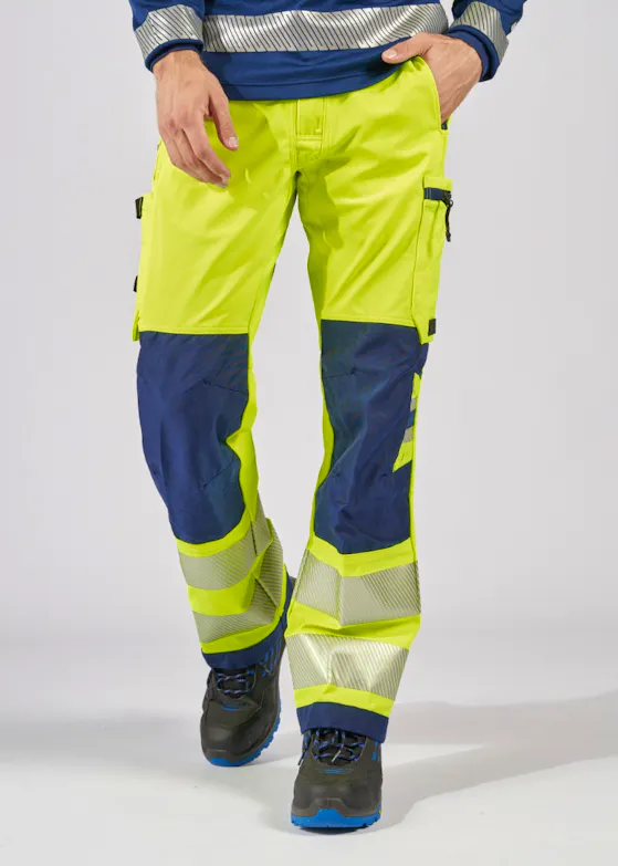 Fristads High-Vis Green Hose Klasse 2 2645 GSTP