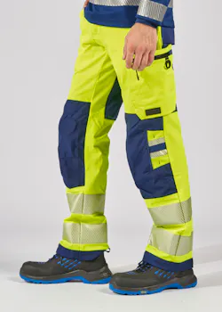 Fristads Stiby High Vis Green broek klasse 2 2645 GSTP miniatuur