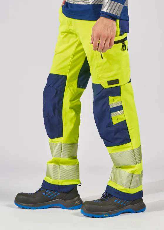 Fristads High-Vis Green Hose Klasse 2 2645 GSTP