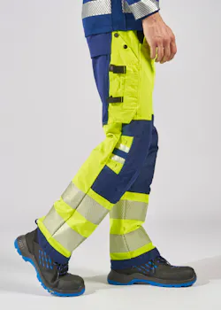 Fristads Stiby High Vis Green broek klasse 2 2645 GSTP miniatuur