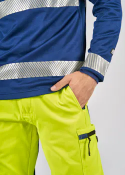 Fristads Stiby High Vis Green broek klasse 2 2645 GSTP miniatuur