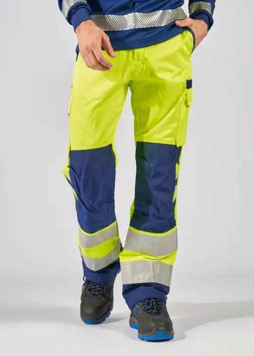 Fristads High Vis Green Broek Klasse 2 2651 GPLU