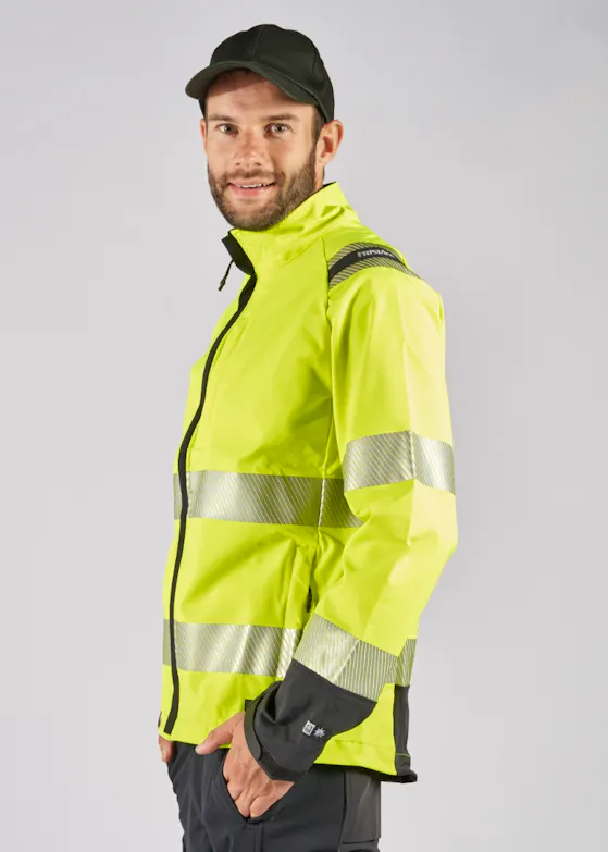 Fristads High-Vis Green Stretch Jacket Klasse 3 4647 GSTP