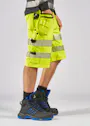 Fristads High-Vis Green Stretch kurze Hose, Klasse 2, 2646 GSTP Vorschaubild