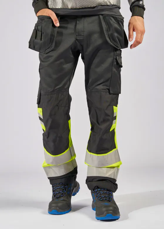 Fristads High vis Green werkbroek klasse 1 2640 GPLU