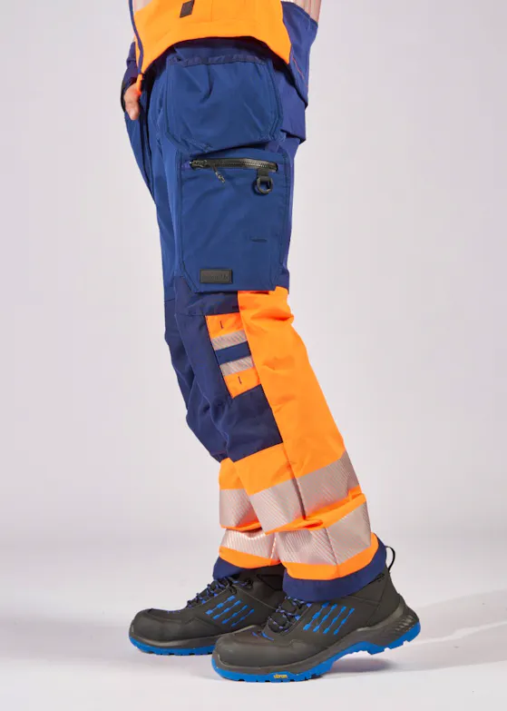 Fristads Hi-Vis Green Stretchhose Klasse 1 2643 GSTP