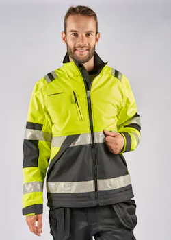 Fristads High Vis Softshelljack Klasse 2 4083 WYH miniatuur