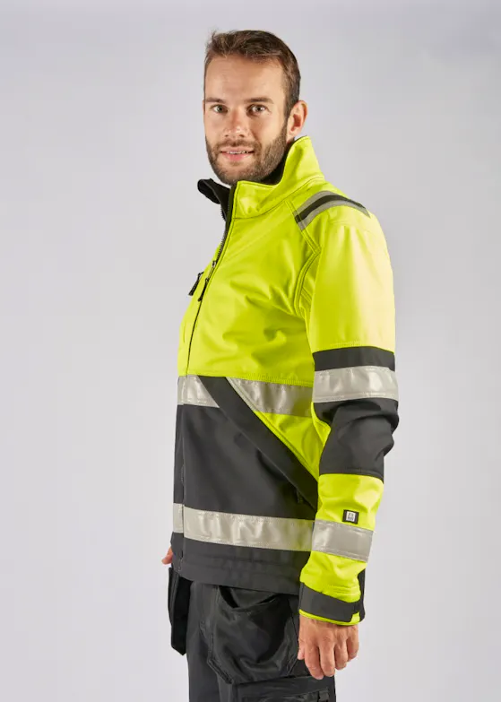 Fristads High Vis Softshelljack Klasse 2 4083 WYH