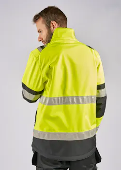 Fristads High Vis Softshelljack Klasse 2 4083 WYH miniatuur
