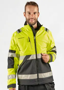 Fristads High Vis Softshelljack Klasse 2 4083 WYH