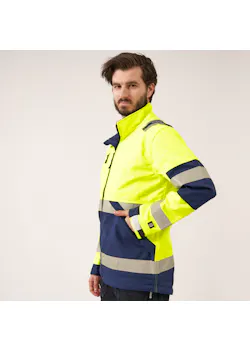 Fristads High Vis Softshelljack Klasse 2 4083 WYH miniatuur