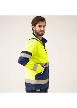 Fristads High Vis Softshelljack Klasse 2 4083 WYH miniatuur