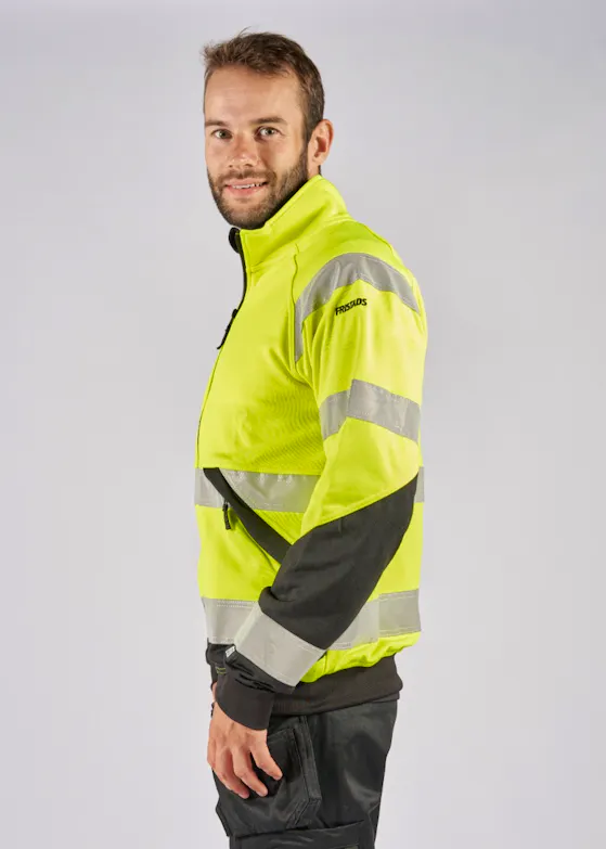 Fristads High-Vis-Sweatjacke, Klasse 3, 7426 SHV