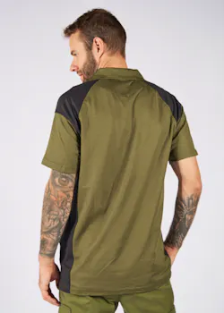 Fristads Green 300509 Heavy Poloshirt 7047 GPM UV-Bescherming Skarup miniatuur