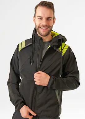 Fristads Tyresta Softshelljacke mit Kapuze 7461 GBON
