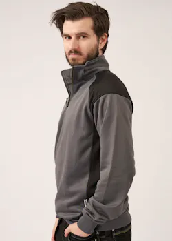 Fristads Skarup Sweater met Korte Rits 7048 SHV miniatuur