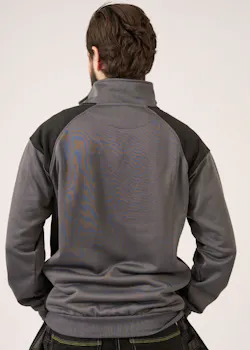 Fristads Skarup Sweater met Korte Rits 7048 SHV miniatuur