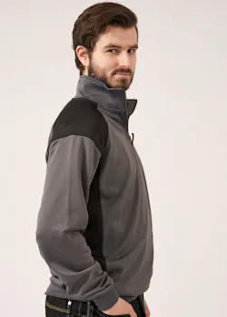 Fristads Skarup Sweater met Korte Rits 7048 SHV miniatuur