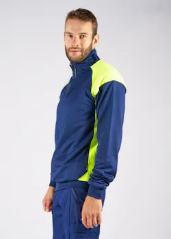 Fristads 300511 Sweater Met Korte Rits 7048 GSM - 122408 Regular Fit Skarup miniatuur