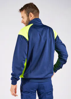 Fristads Skarup Sweater met Korte Rits 7048 SHV miniatuur