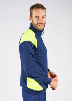 Fristads 300511 Sweater Met Korte Rits 7048 GSM - 122408 Regular Fit Skarup miniatuur