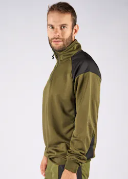 Fristads Skarup Sweater met Korte Rits 7048 SHV miniatuur