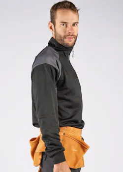 Fristads Skarup Sweater met Korte Rits 7048 SHV miniatuur