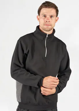 Fristads Sweatshirt mit kurzem Reißverschluss 1705 DF