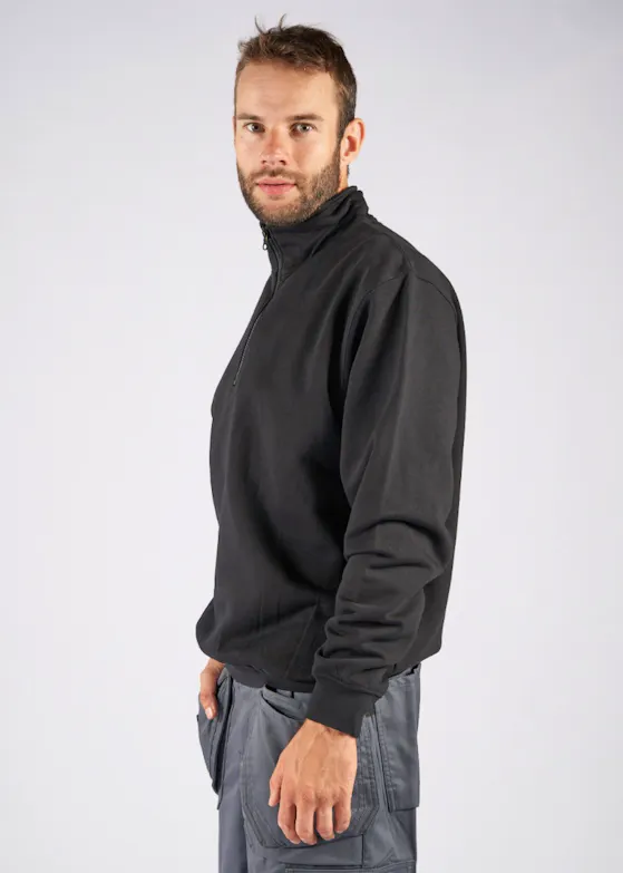Fristads Sweatshirt mit kurzem Reißverschluss 1737 Swb