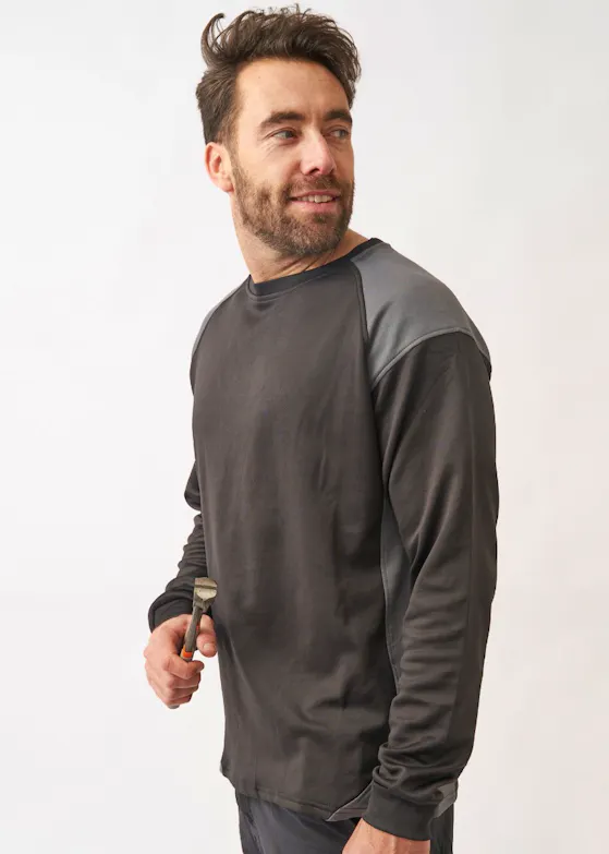 Fristads 7071 GTM - 129025 Langarm-T-Shirt Heavy Skarup