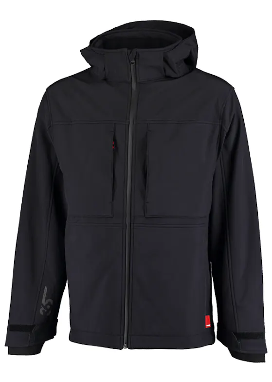 Ballyclare winddichte, wasserabweisende Softshelljacke mit abnehmbarer Kapuze