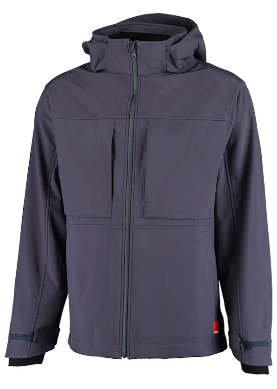 Ballyclare winddichte, wasserabweisende Softshelljacke mit abnehmbarer Kapuze