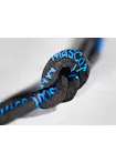 Zwart/korenblauw
