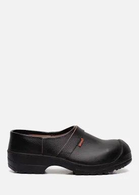 Gevavi Next 1230/00, geschlossener Clog, PU, SB, schwarz